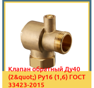 Клапан обратный Ду40 (2") Ру16 (1,6) ГОСТ 33423-2015 в Кокшетау