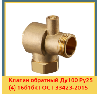 Клапан обратный Ду100 Ру25 (4) 16б1бк ГОСТ 33423-2015 в Кокшетау