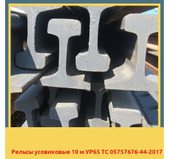 Рельсы усовиковые 10 м УР65 ТС 05757676-44-2017 в Кокшетау
